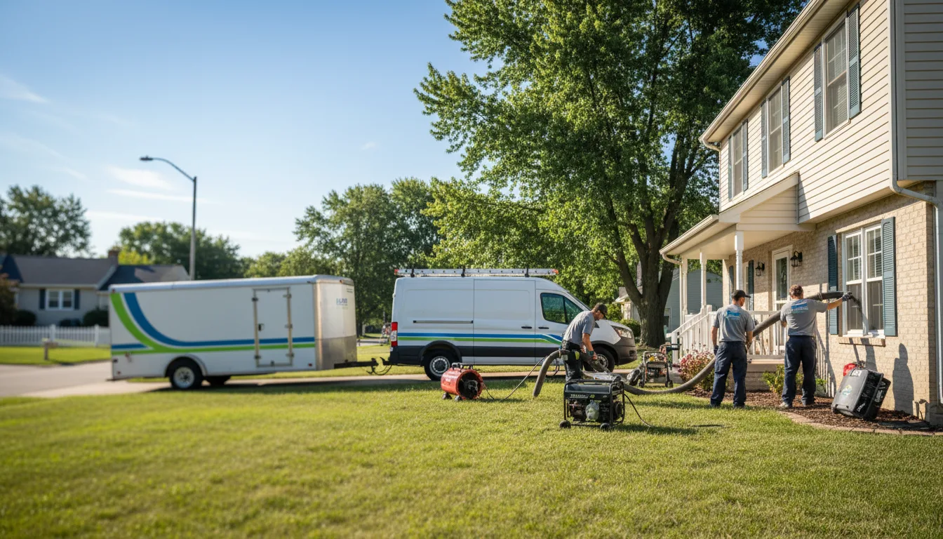 Flooded Basement Restoration And Cleanup With Repair in Golf, IL near me